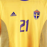 Sweden 2007-2008 Ibrahimovic Home Kit (L)