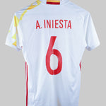 Spain 2015-2016 A. Iniesta Away Kit (S)