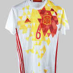 Spain 2015-2016 A. Iniesta Away Kit (S)