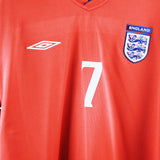 England 2002 Beckham Away Kit (XL)