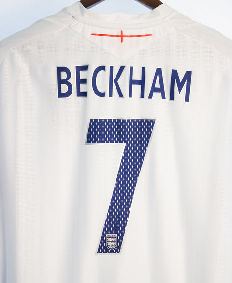 England 2008 Beckham Home Kit (2XL)