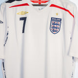 England 2008 Beckham Home Kit (2XL)