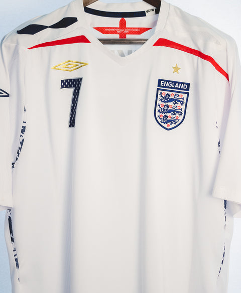 England 2008 Beckham Home Kit (2XL)