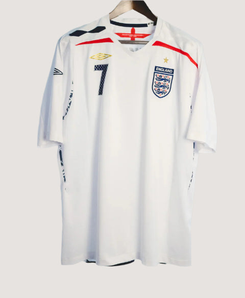 England 2008 Beckham Home Kit (2XL)