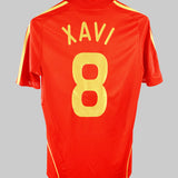 Spain 2008-2009 Xavi Home Kit (S)