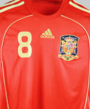 Spain 2008-2009 Xavi Home Kit (S)