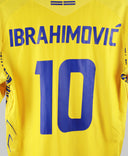 Sweden 2007-08 Ibrahimovic Home Kit (L)
