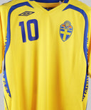 Sweden 2007-08 Ibrahimovic Home Kit (L)
