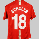 Manchester United 2007-08 Scholes Home Kit (S)