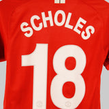 Manchester United 2007-08 Scholes Home Kit (S)