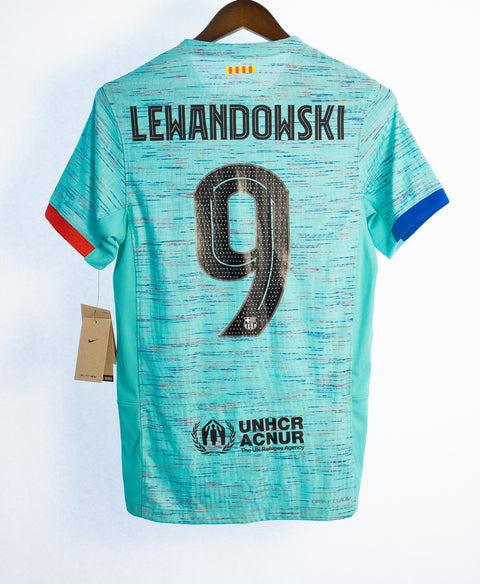 Barcelona 2023-24 Lewandowski Third Kit W/ Tags (XS)