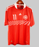 Denmark 2010-2011 Bendtner Home Kit (L)