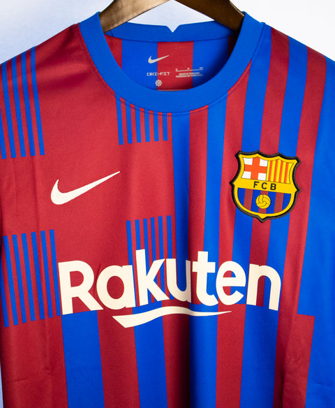 Barcelona 2021-22 Memphis Home Kit W/ Tags (S)