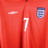 England 2002 Beckham Long Sleeve Away Kit (XL)