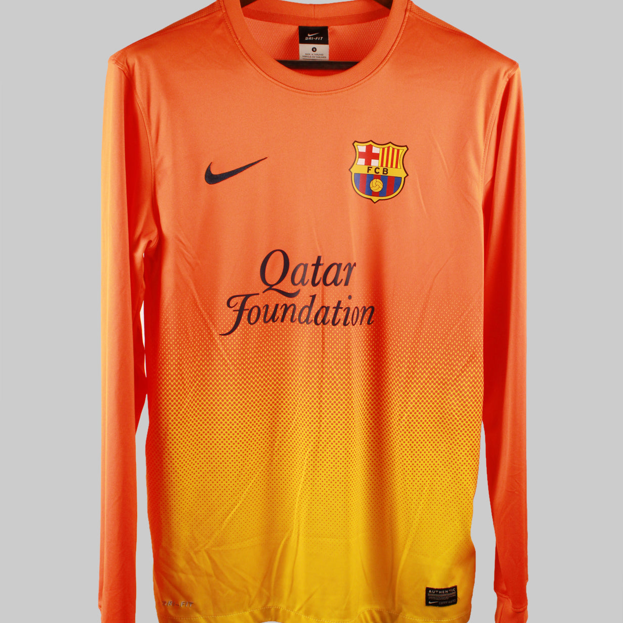 Barcelona 2012-2013 Messi Long Sleeve Away Kit (S)