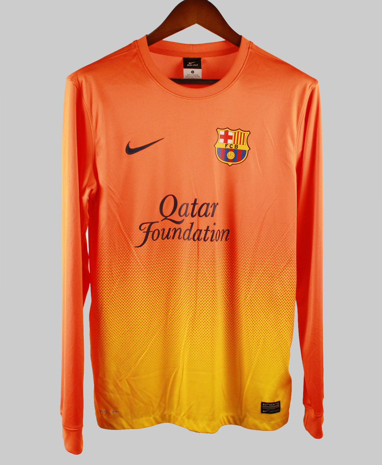 Barcelona 2012-2013 Messi Long Sleeve Away Kit (S)