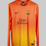 Barcelona 2012-2013 Messi Long Sleeve Away Kit (S)