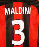 AC Milan 2000-2001 Maldini Home Kit (S)