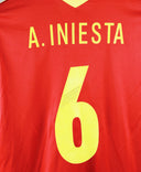 Spain 2013-2014 A. Iniesta Home Kit (M)