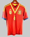 Spain 2013-2014 A. Iniesta Home Kit (M)