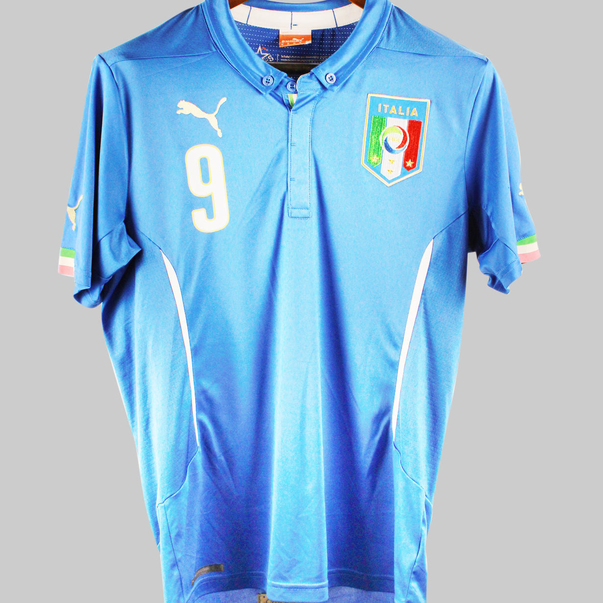 Italy 2014-2015 Balotelli Home Kit (M)