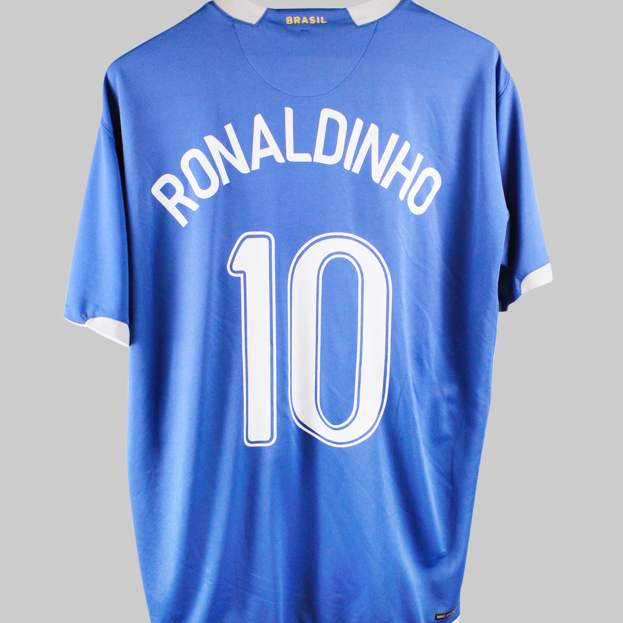 Brazil 2006-2007 Ronaldinho Away Kit (L)