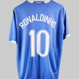 Brazil 2006-2007 Ronaldinho Away Kit (L)