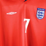 England 2002 Beckham Reversible Away Kit (2XL)