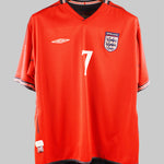 England 2002 Beckham Reversible Away Kit (2XL)