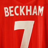 England 2004-05 Beckham Short Sleeve Away Kit (2XL)