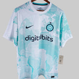 Inter Milan 2022-23 Lautaro Short Sleeve Away Kit (XL)