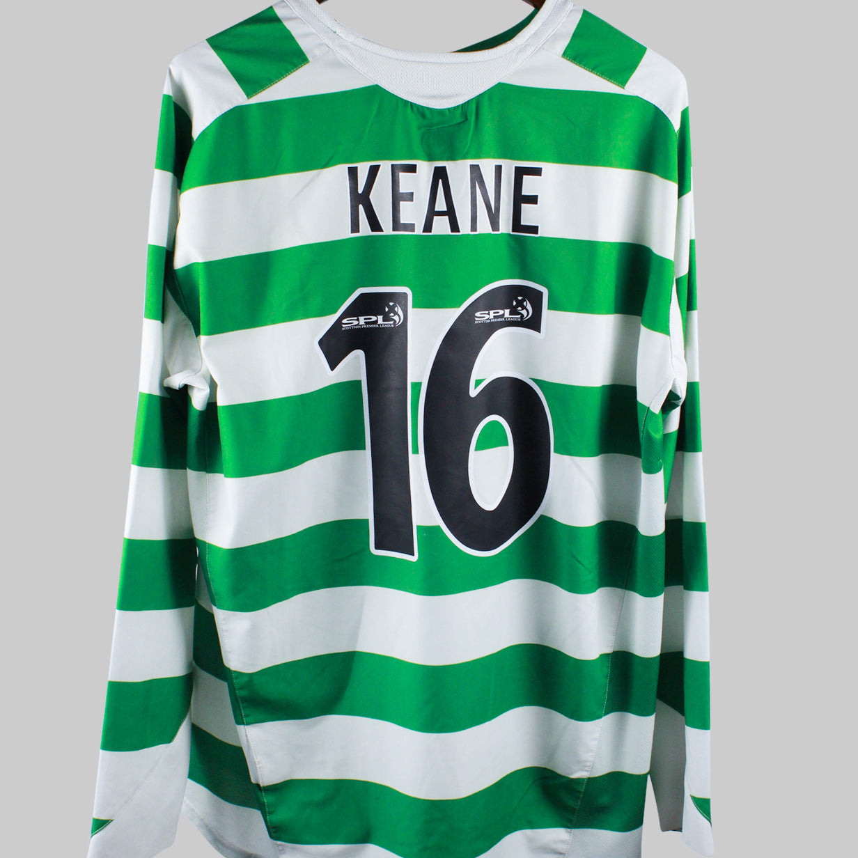 Celtic 2005-2006 Keane Long Sleeve Home Kit (2XL)