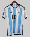 Argentina 2022-23 Messi Short Sleeve Home Kit (M)