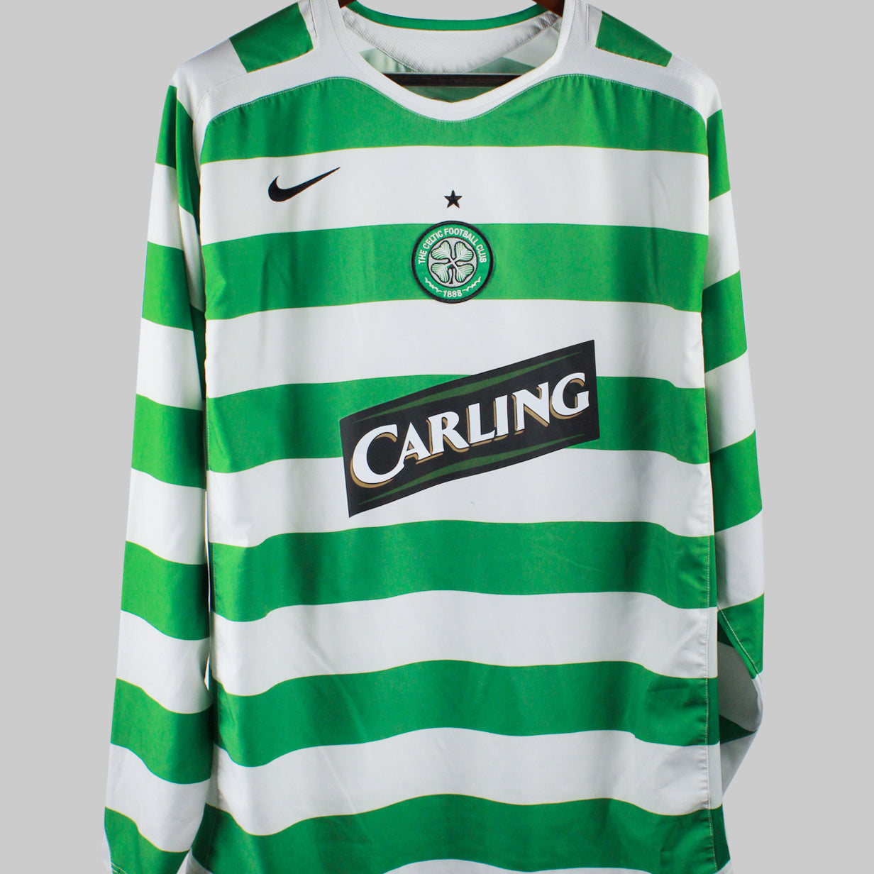 Celtic 2005-2006 Keane Long Sleeve Home Kit (2XL)