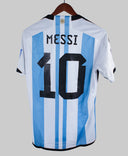 Argentina 2022-23 Messi Short Sleeve Home Kit (M)