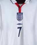 England 2003-2004 Beckham Home Kit (L)