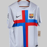 Barcelona 2022-23 F. De Jong Short Sleeve Third Kit (XL)