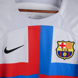 Barcelona 2022-23 F. De Jong Short Sleeve Third Kit (XL)