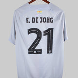 Barcelona 2022-23 F. De Jong Short Sleeve Third Kit (XL)