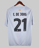 Barcelona 2022-23 F. De Jong Short Sleeve Third Kit (XL)