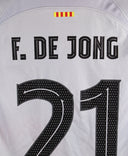 Barcelona 2022-23 F. De Jong Short Sleeve Third Kit (XL)