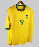 Brazil 2000-01 Ronaldo Short Sleeve Home Kit (XL)