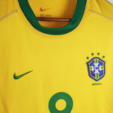Brazil 2000-01 Ronaldo Short Sleeve Home Kit (XL)