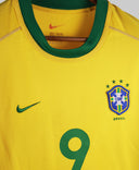 Brazil 2000-01 Ronaldo Short Sleeve Home Kit (XL)