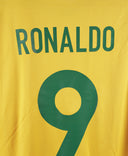 Brazil 2000-01 Ronaldo Short Sleeve Home Kit (XL)