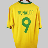 Brazil 2000-01 Ronaldo Short Sleeve Home Kit (XL)