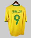 Brazil 2000-01 Ronaldo Short Sleeve Home Kit (XL)