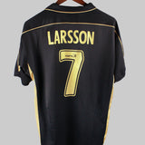 Celtic 2003-04 Larsson Short Sleeve Away Kit (XL)