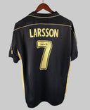 Celtic 2003-04 Larsson Short Sleeve Away Kit (XL)