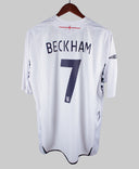 England 2007-08 Beckham Short Sleeve Home Kit (2XL)